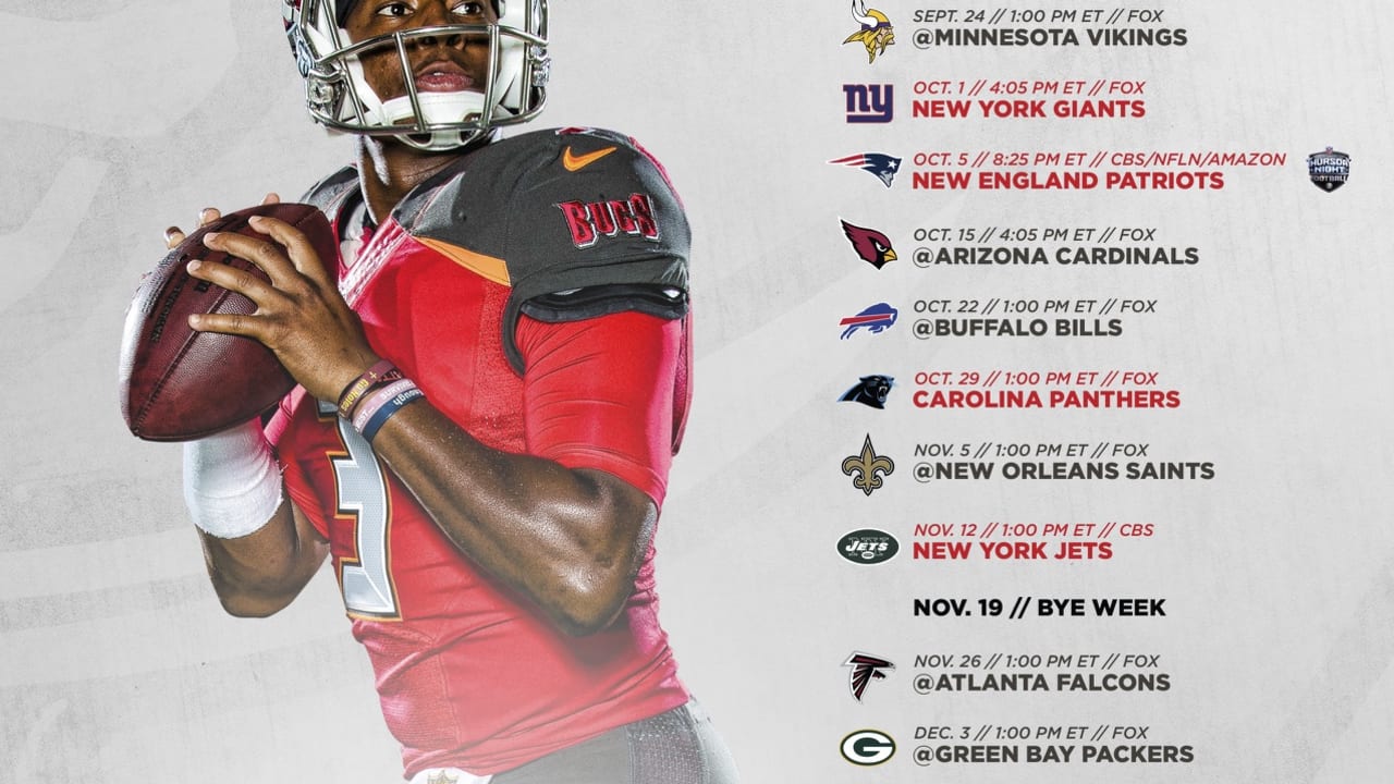 Tampa Bay Buccaneers on X: #SiegetheDay! The 2017 #Bucs schedule