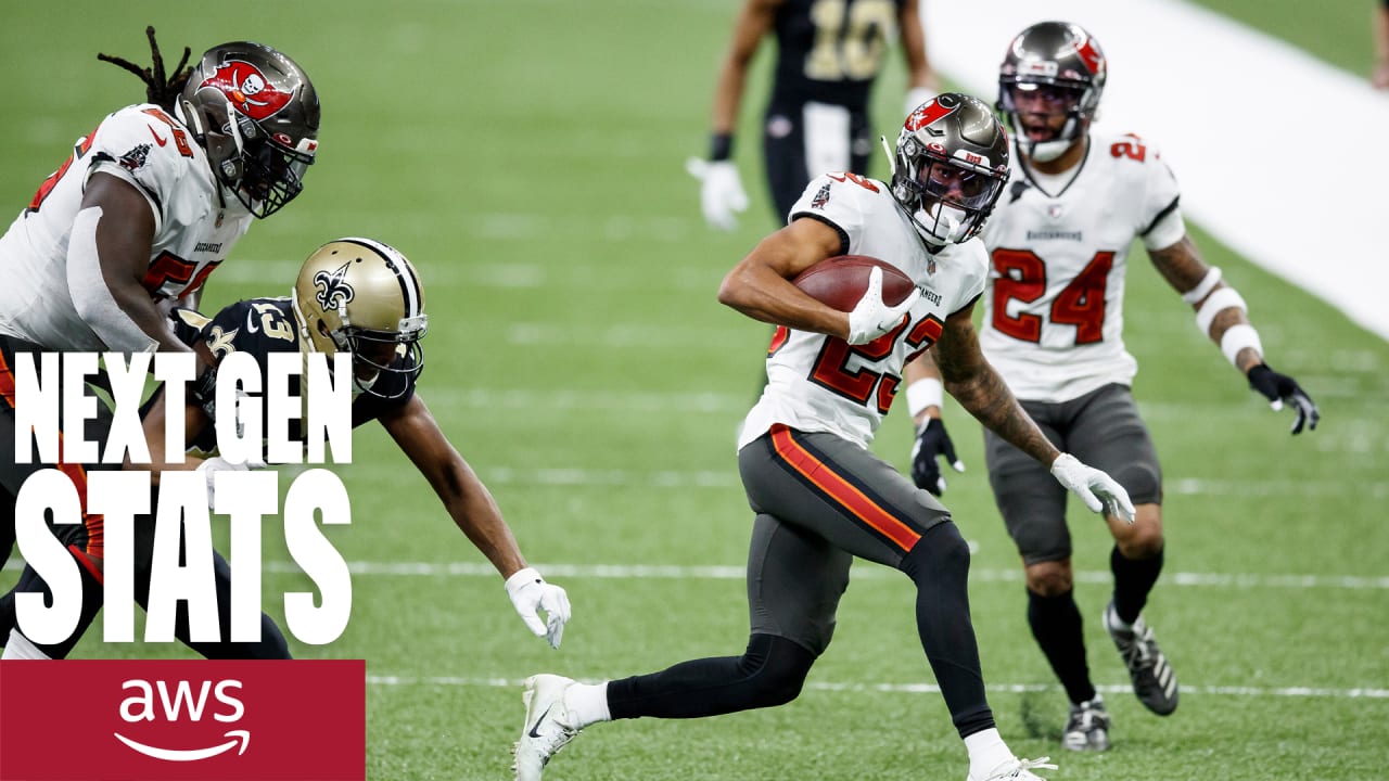 Anatomy of 17-Point Win  Next Gen Stats Bucs vs. Saints