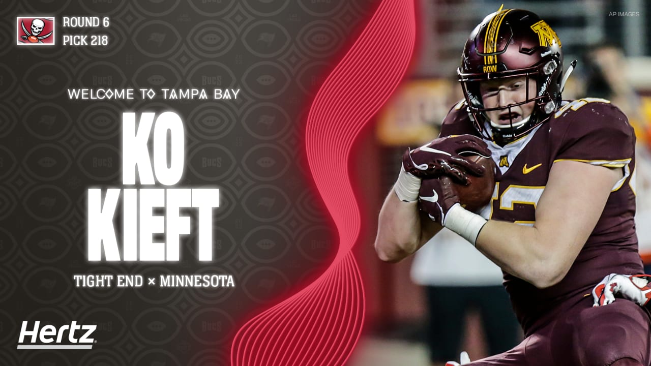 2022 NFL Draft: Tight End Ko Kieft, Minnesota, Round 6, Pick 218