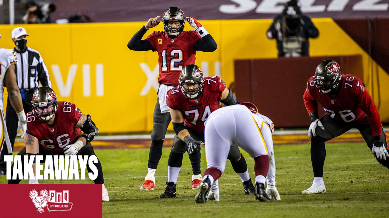 Things that stood out from the Tampa Bay Buccaneers win over the Washington Football Team in the