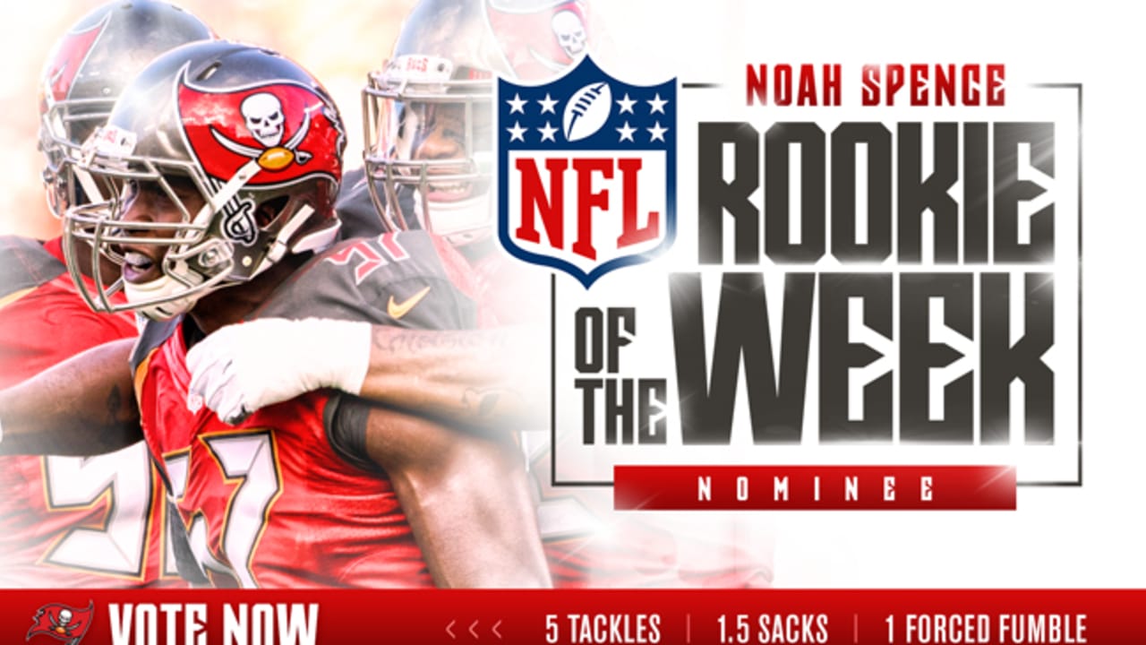 Spence Up for NFL's Rookie of the Week