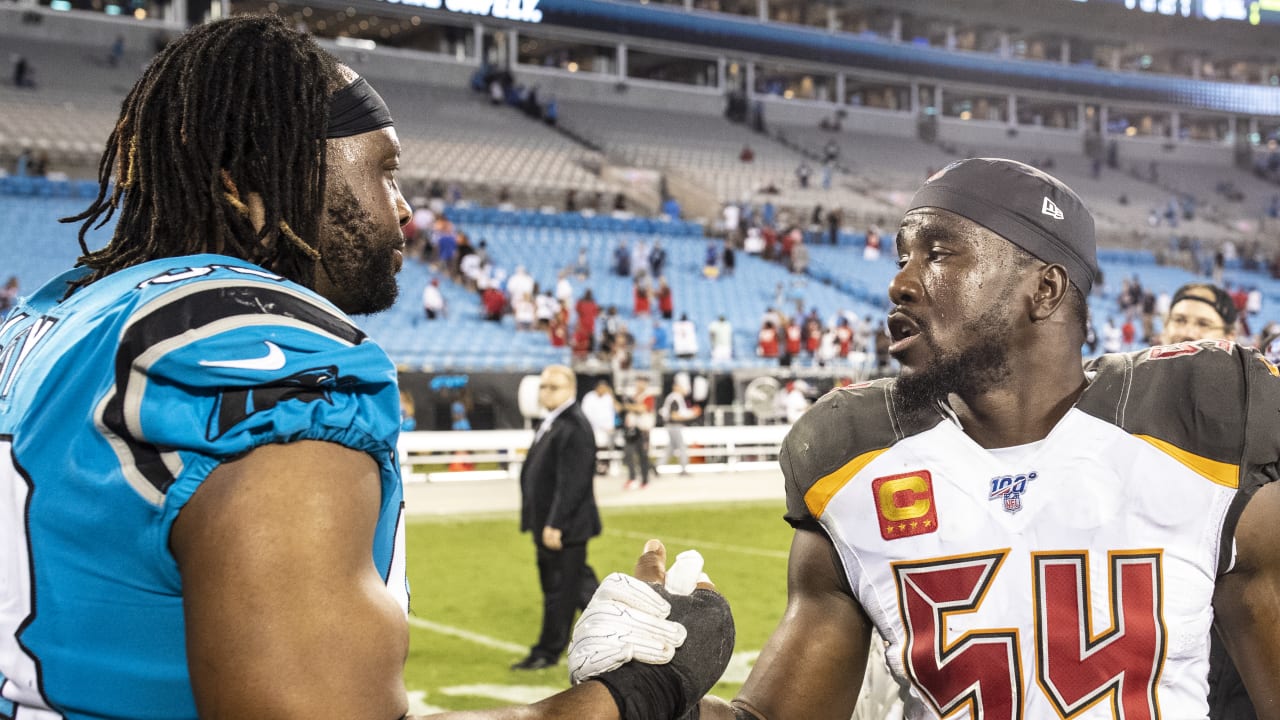 Panthers DT Gerald McCoy gets help from former Bucs teammates on