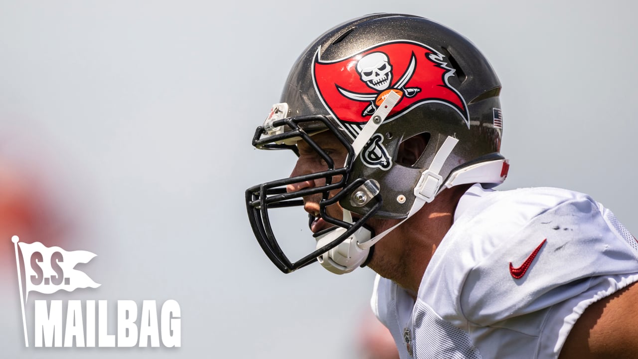 Tampa Bay Buccaneers defensive end Pat O'Connor (79) jobs off the field  after a play during the second half of an NFL football game against the  Dallas Cowboys, Thursday, Sept. 9, 2021