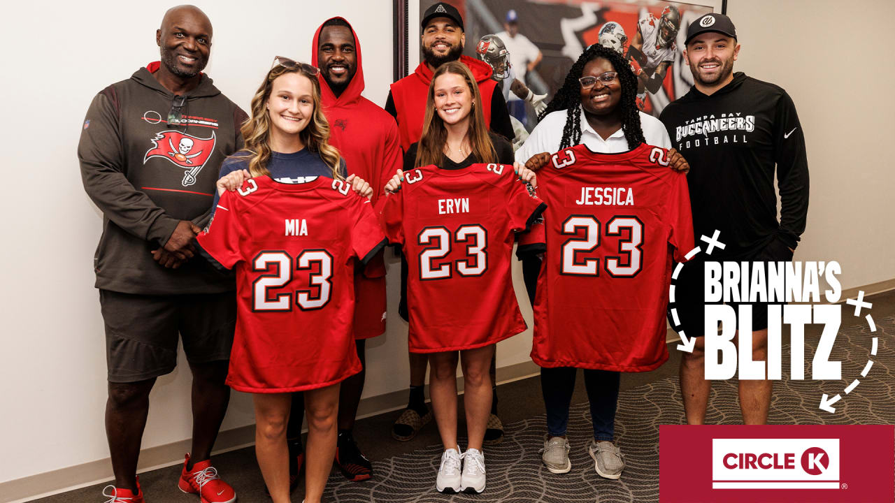 Tampa Bay Buccaneers used youth small NFL flag football jersey