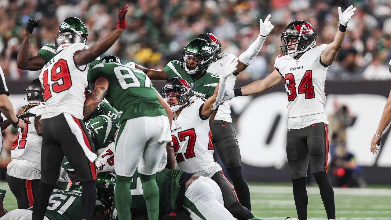 NFL Preseason Week 2 Tampa Bay Buccaneers vs. New York Jets Team Score