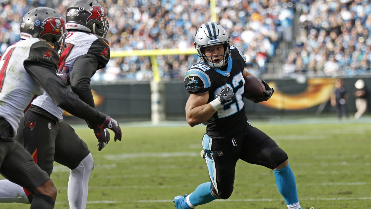 Bucs Face Red-Hot Christian McCaffrey in Panthers Rematch