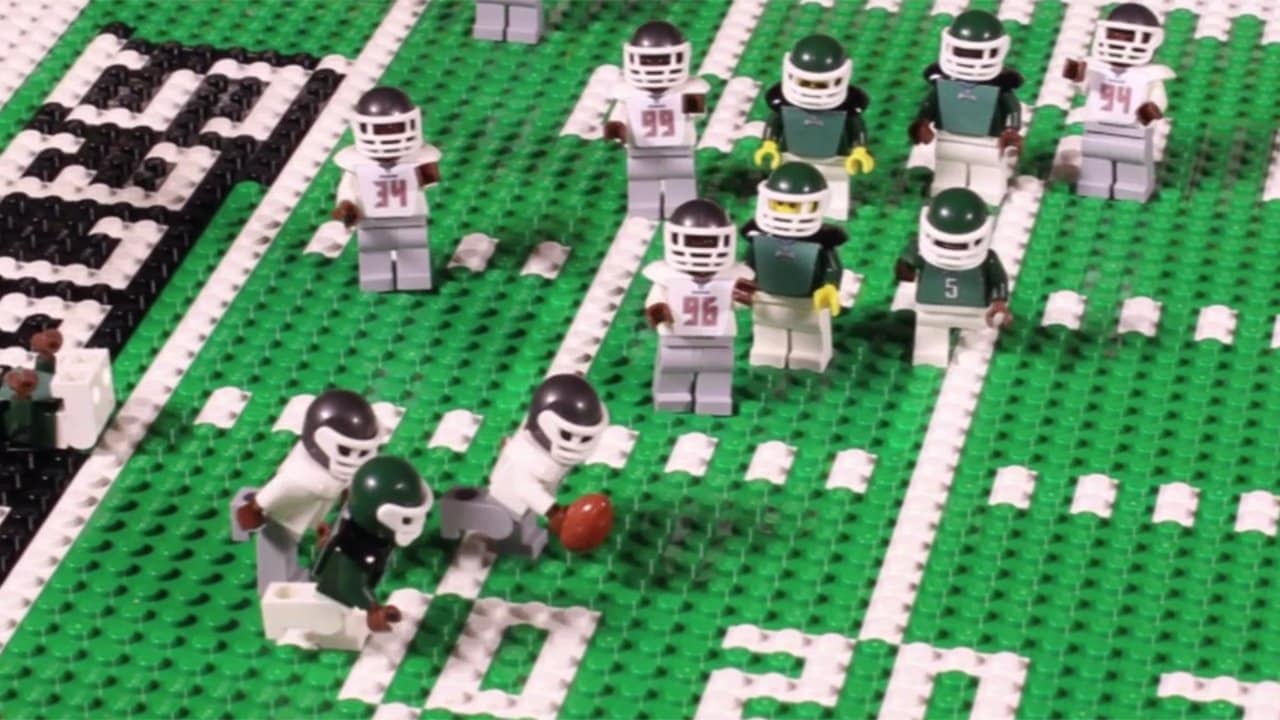 Legos: Barber's NFC Championship Game Pick-Six, On the 15th anniversary,  re-live Ronde Barber's NFC Championship game pick-six in brick form!, By Tampa  Bay Buccaneers