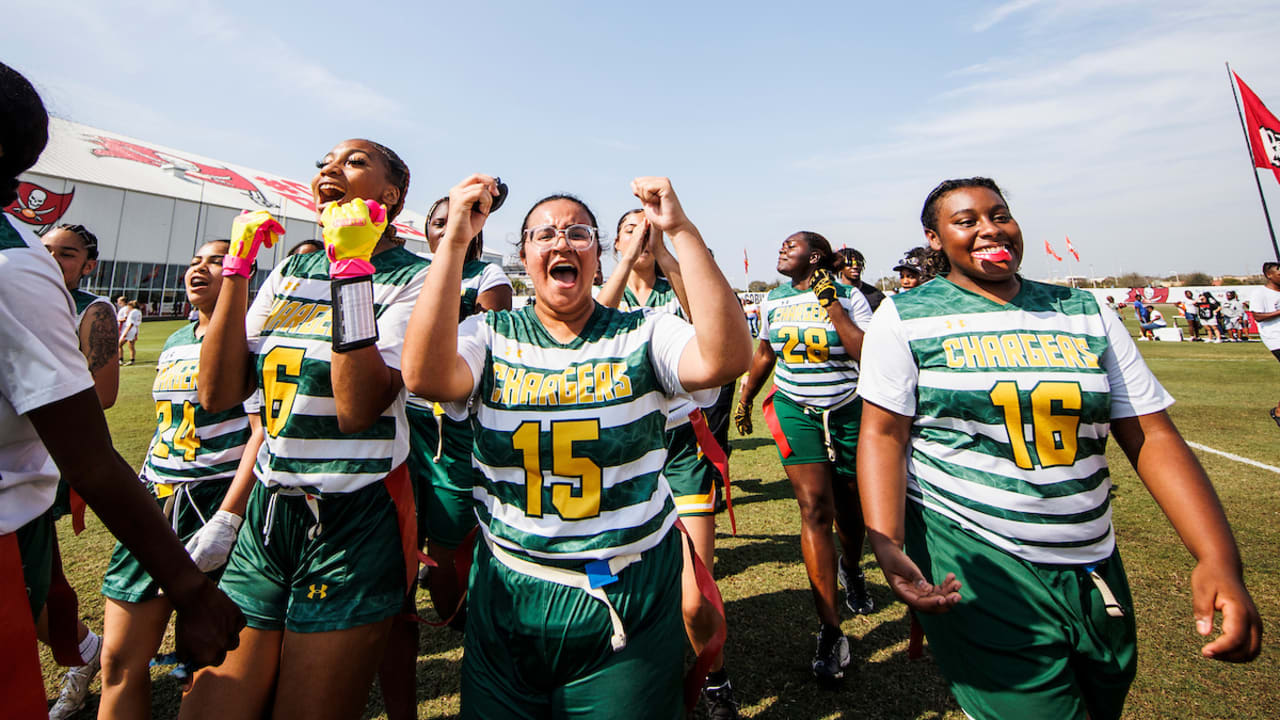 Photos of the 2023 Girls Flag Football Preseason Classic Day 1