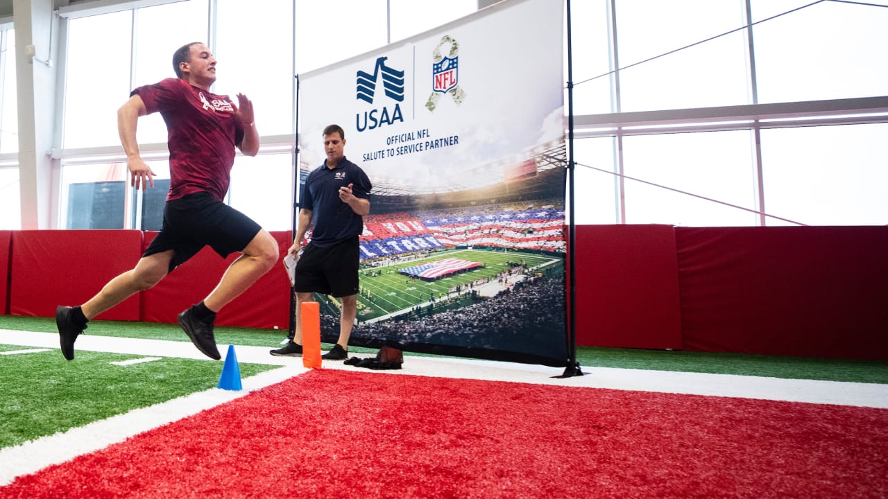 USAA Salute to Service NFL Boot Camp at the Saints training facility, Photos