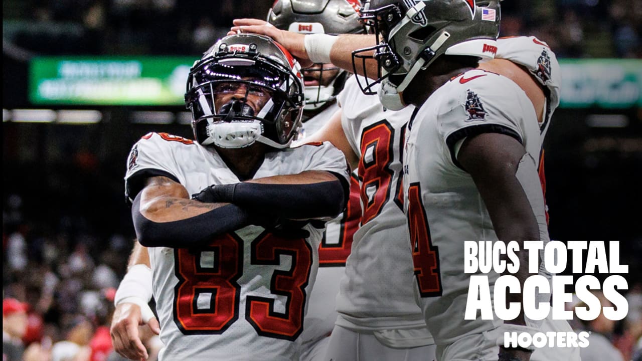 Deven Thompkins of the Tampa Bay Buccaneers tries to break a tackle News  Photo - Getty Images