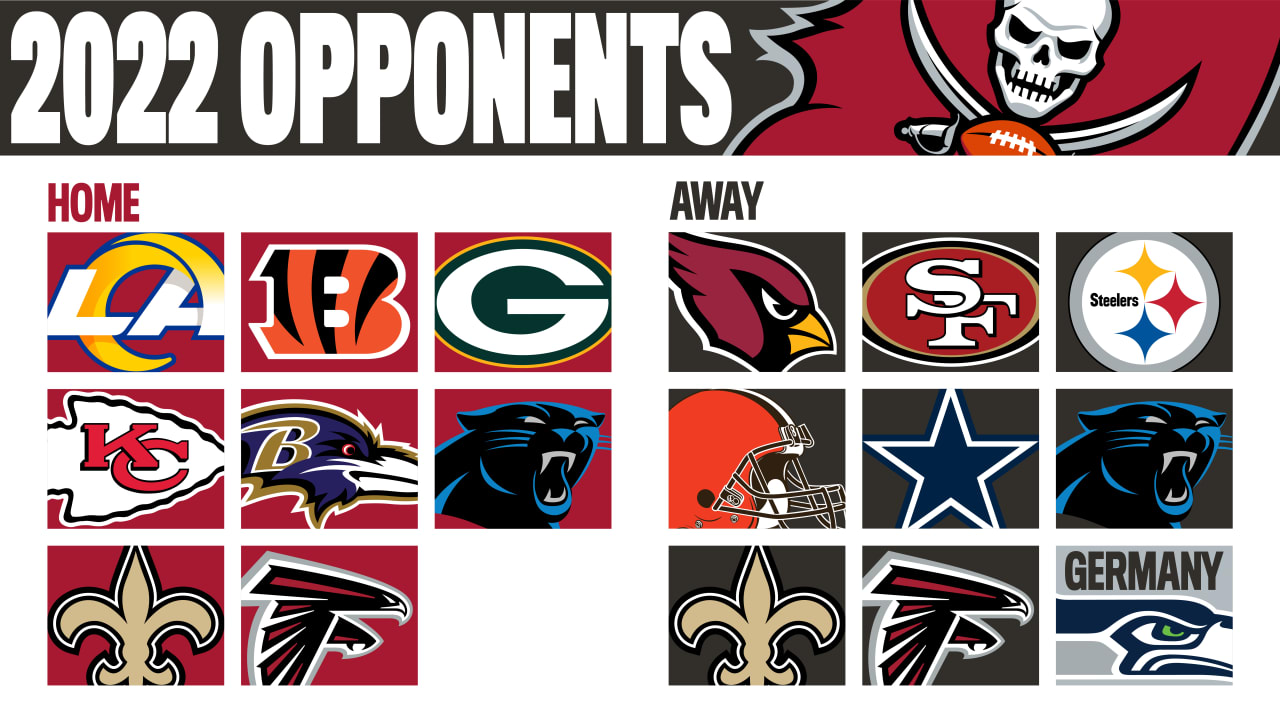 Future Schedule for 2022 Buccaneers: NFC West, AFC North, Cowboys, Chiefs,  Packers