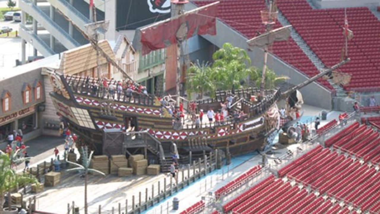 Go inside the famous Tampa Bay Buccaneers pirate ship