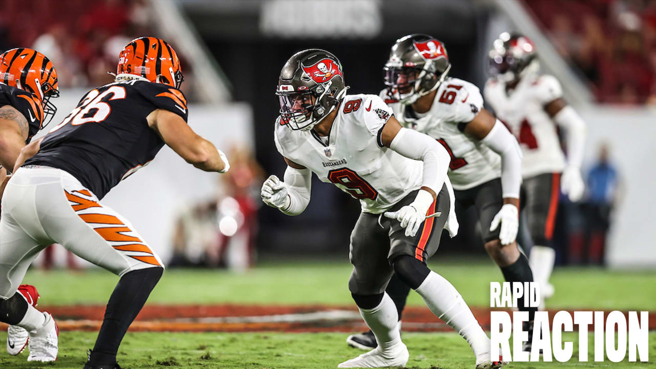 Bucs rookie linebacker Joe Tryon puts huge hit on Bengals quarterback in  1st preseason game