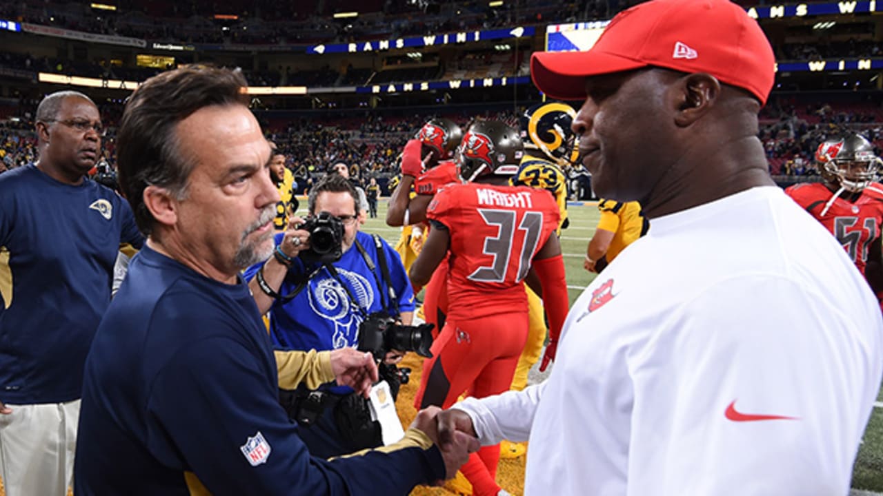 Coach Smith Reflects on Bucs vs. Rams