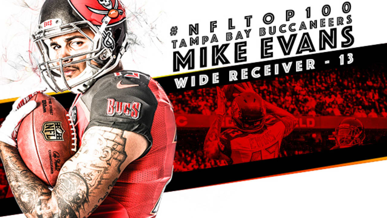 Bucs WR Mike Evans shows off NFL shield tattoo