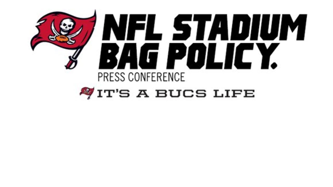 Press Conference on new NFL stadium bag policy