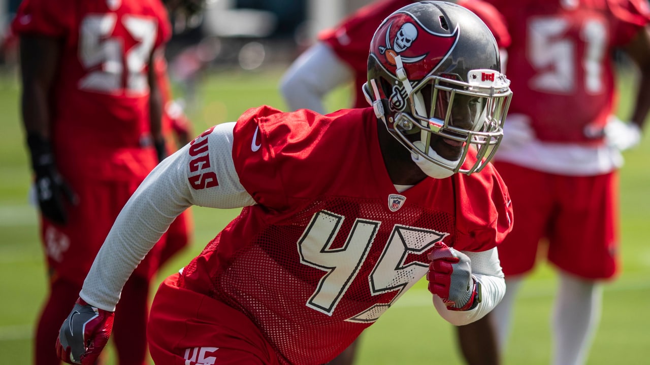 28 AUG 2010: Mike Williams of the Buccaneers watches the instant