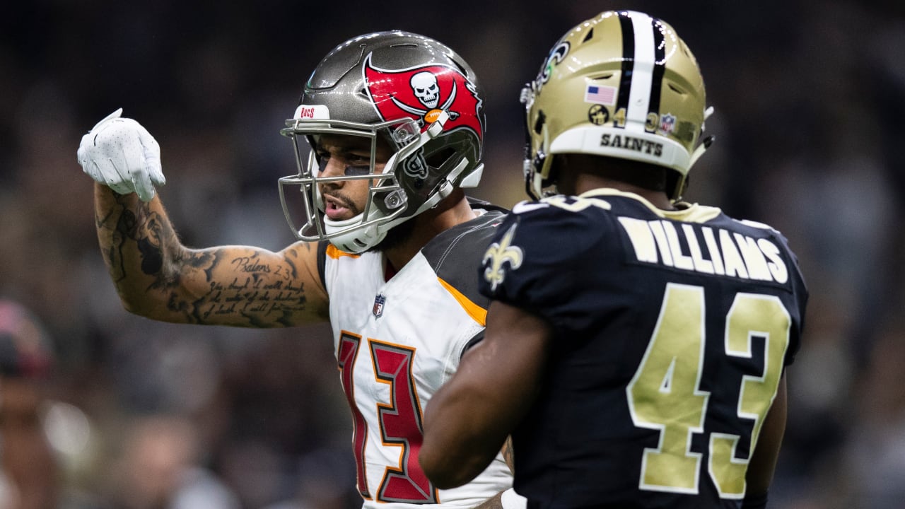 Bucs vs. Saints Game Preview Bucs' WR duo Mike Evans & Chris Godwin on