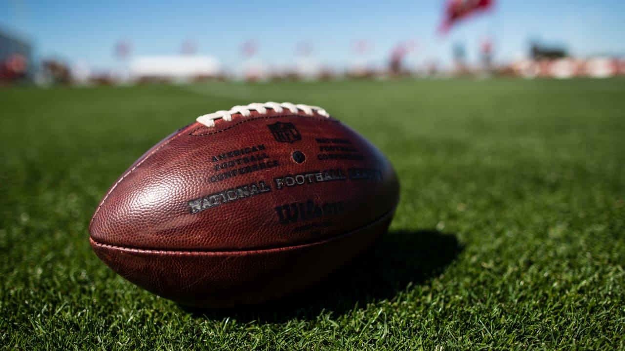 football laying on field