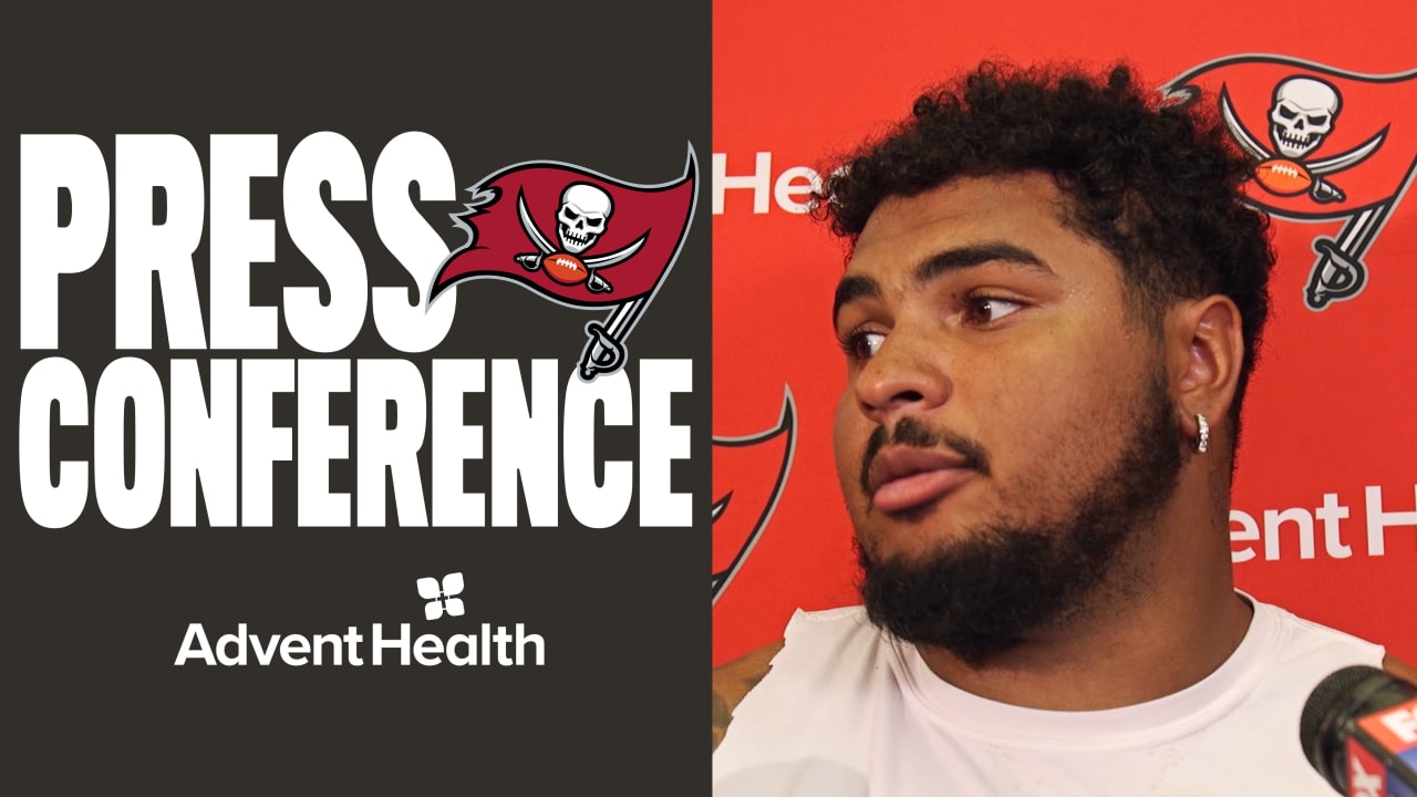 Buccaneers' Tristan Wirfs Speaks Ahead of Eagles Matchup - video