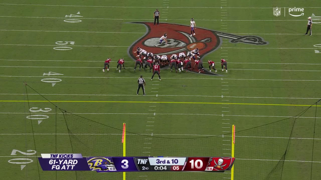 Ravens' Justin Tucker on missing a 61-yard field goal