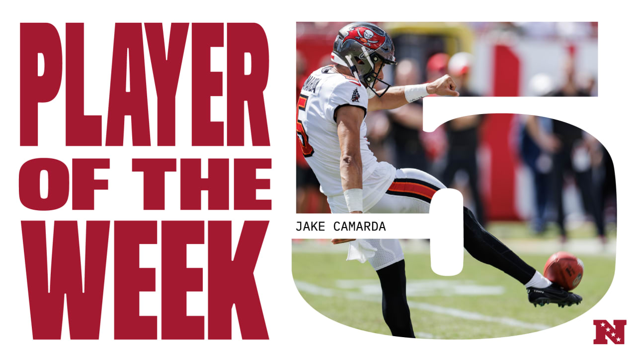 Bucs punter Jake Camarda named NFC Special Teams Player of the Week