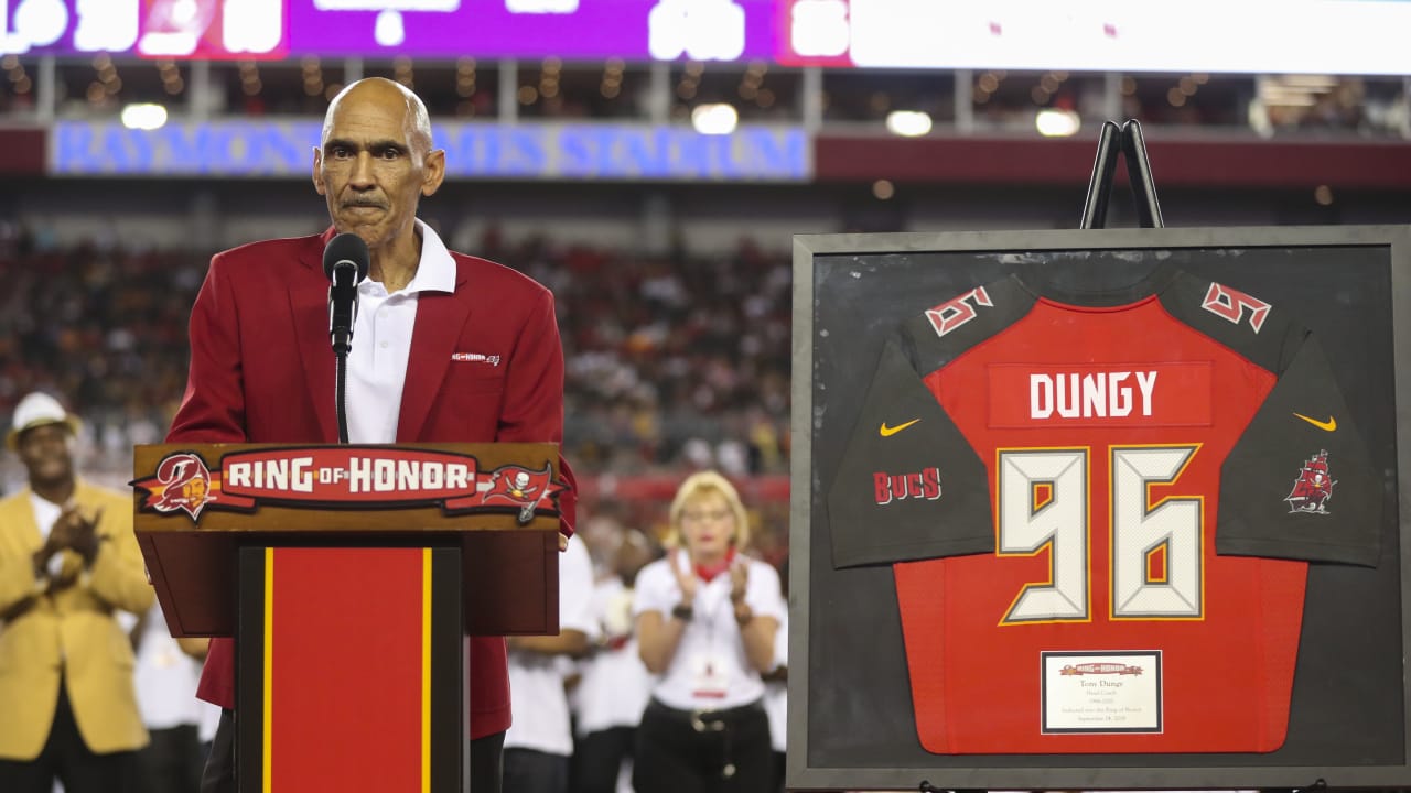 Top Photos from Tony Dungy's Ring of Honor Halftime Ceremony