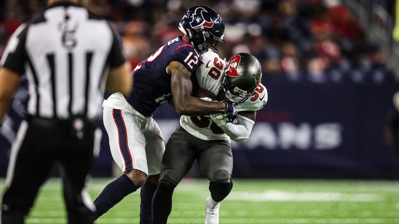 Dee Delaney Intercepts Davis Mills Bucs vs. Texans Highlights