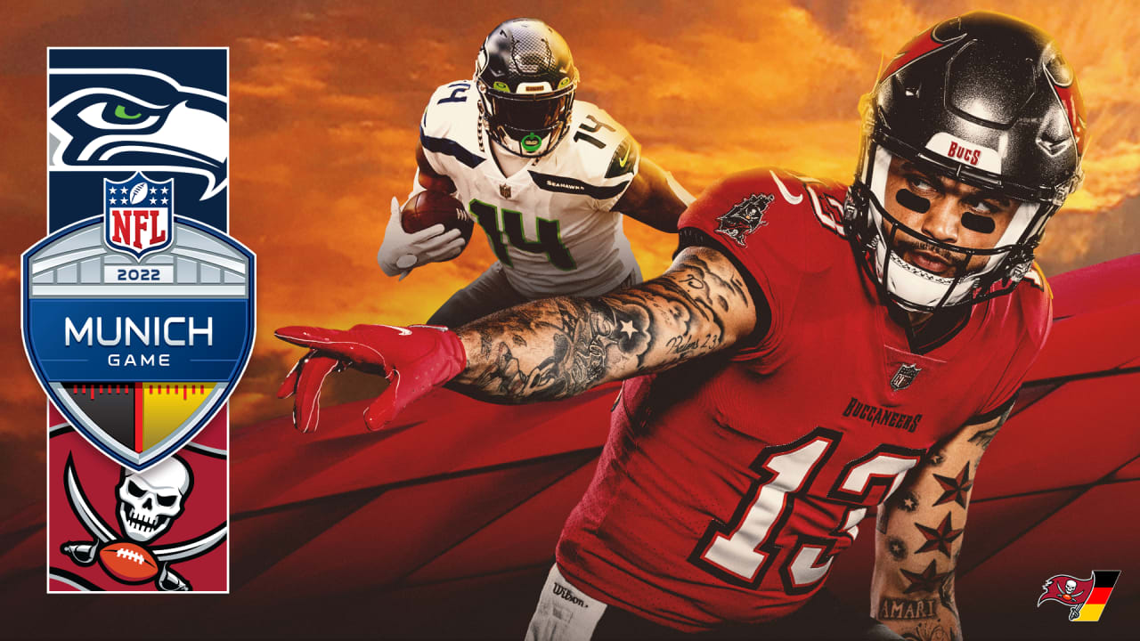 Tampa Bay Buccaneers play Seattle Seahawks on Sunday in Germany