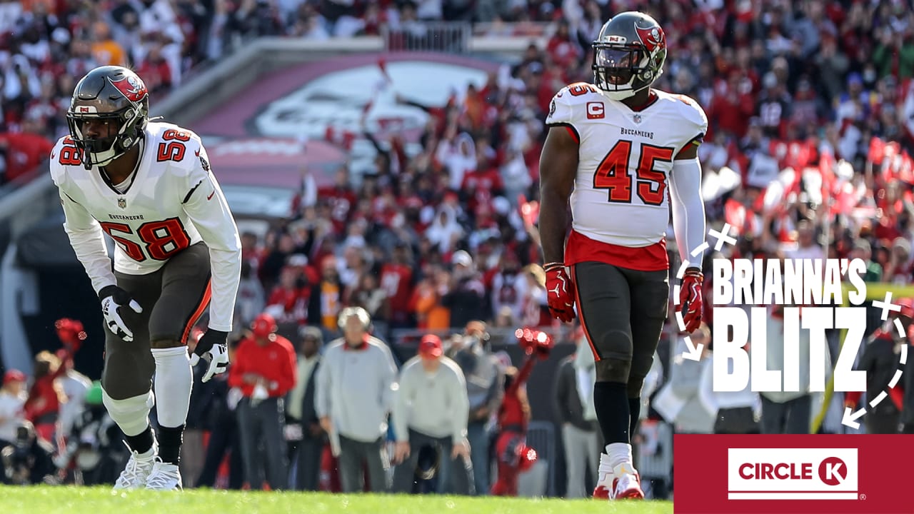 Tampa Bay Buccaneers Shaq Barrett, Devin White Practice