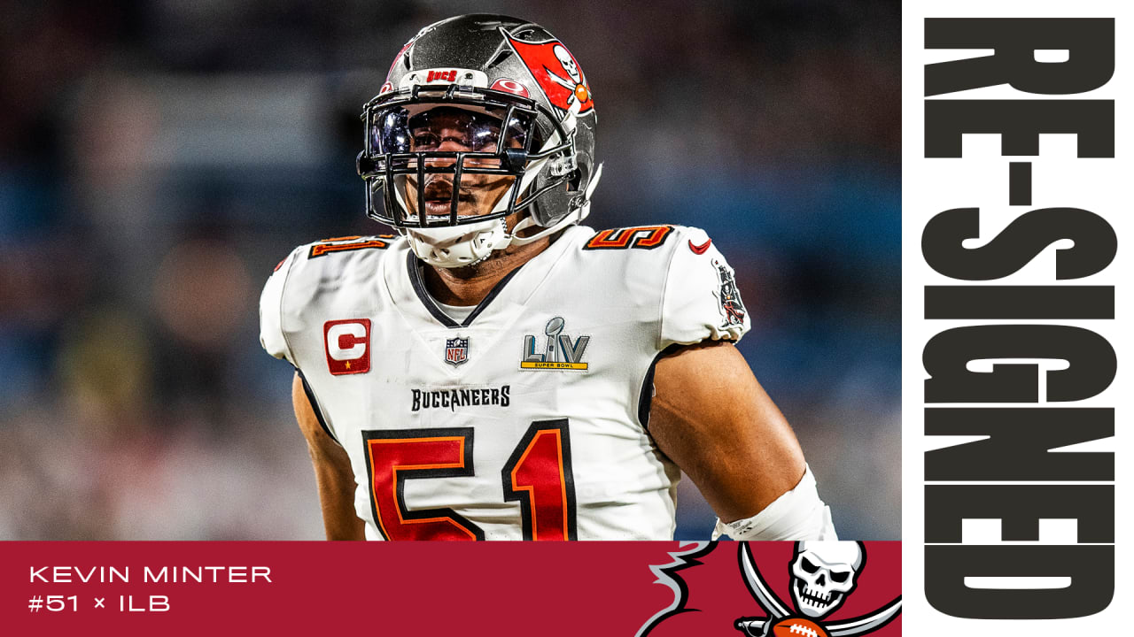 Free Agency Update: ILB Minter Re-Sign Deal with Tampa Bay Buccaneers