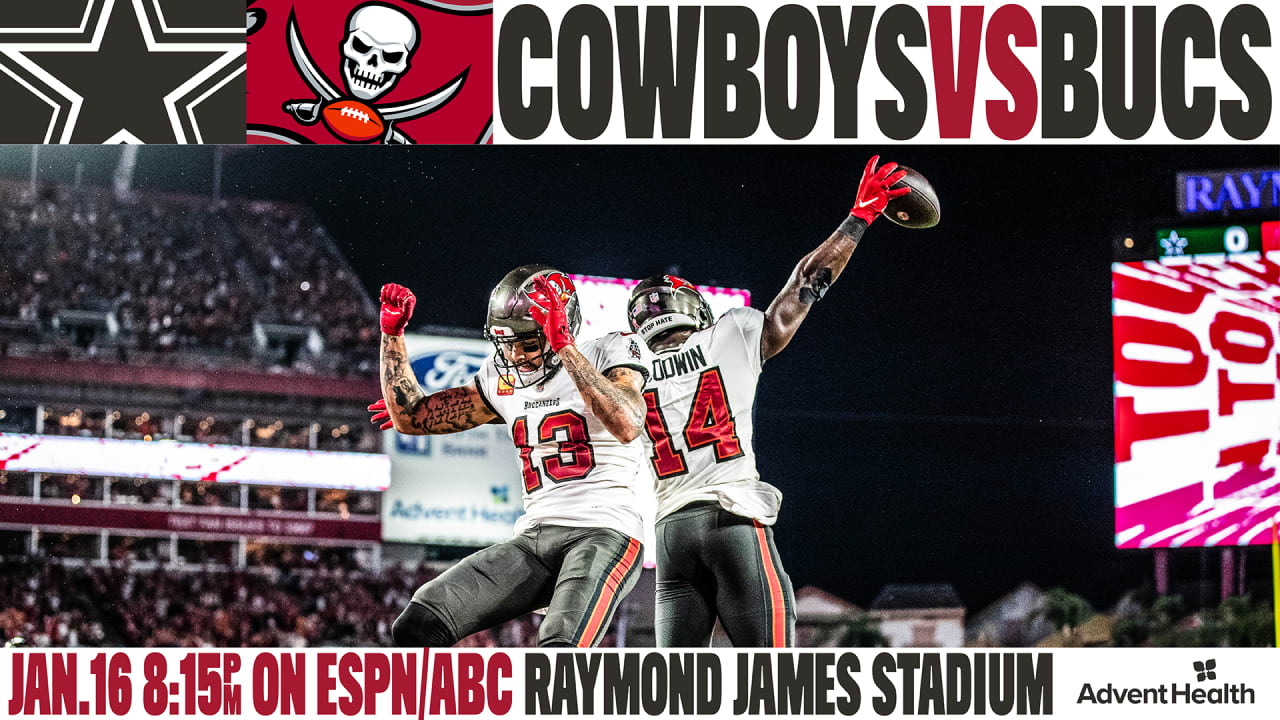 Bucs Draw Monday Prime-Time Slot for Round One Matchup with Cowboys
