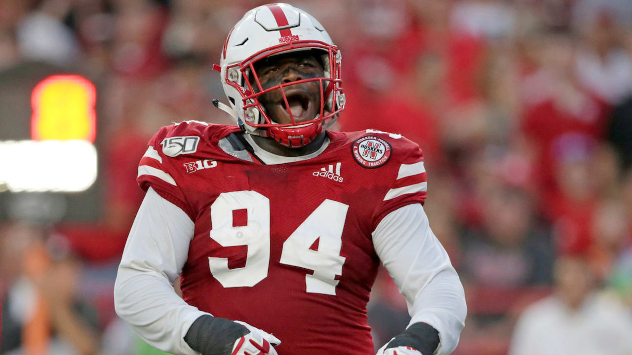 2020 NFL Draft DT Khalil Davis, Nebraska, Draft Pick Number 194