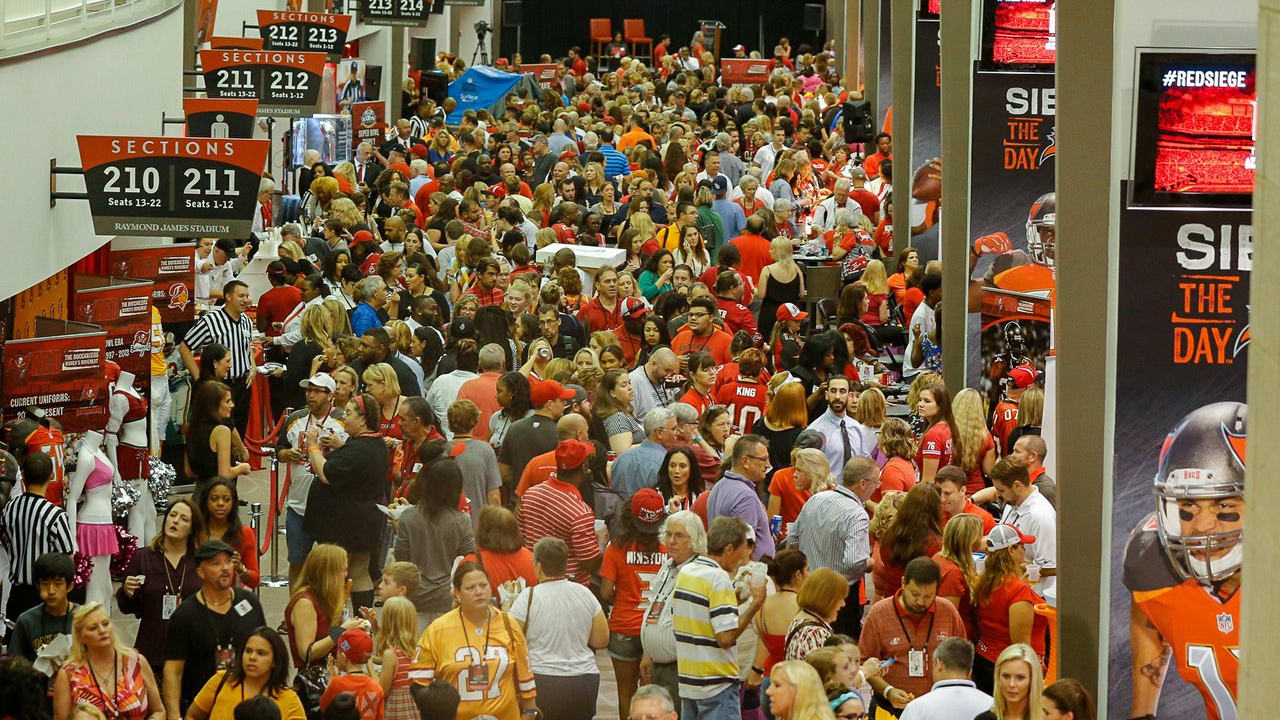 Section 212 at Raymond James Stadium 