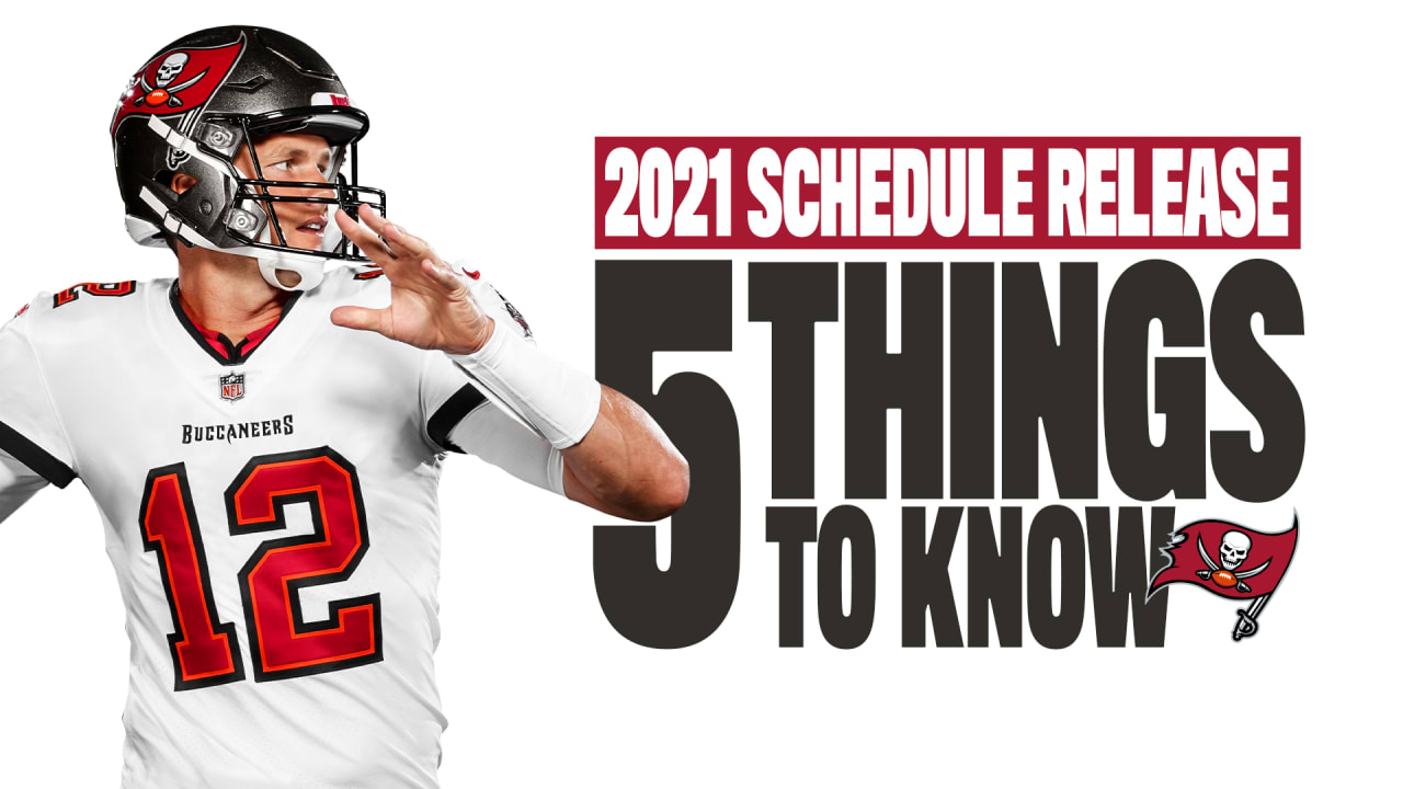 Tampa Bay Buccaneers Full 2021 Schedule, Primetime Games, Match-up  Information and More