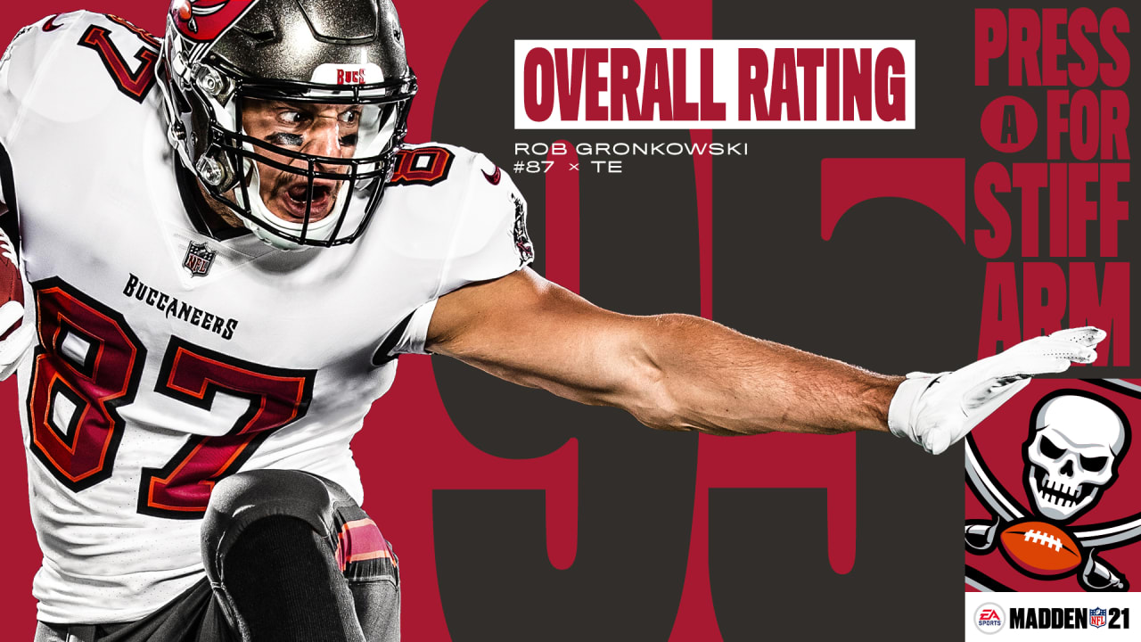 theScore - MADDEN team ratings have been revealed! 1st Place: Buccaneers 92  overall 