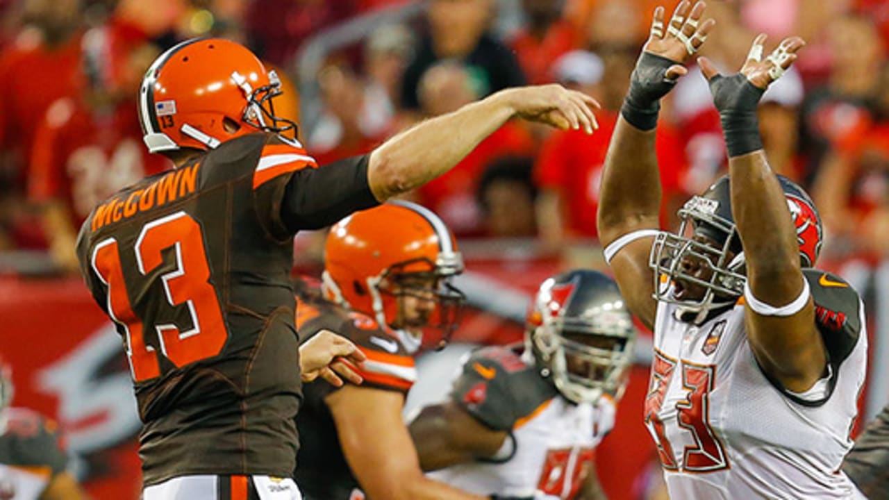 Jerseys worn by Josh McCown, Gary Barnidge vs. Ravens on display at Pro  Football Hall of Fame