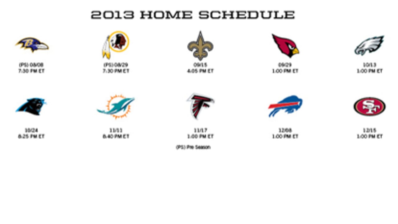 Tampa Bay Buccaneers - It is HERE!!!! The 2013 schedule has just been  released! Bucs open at New York Jets! Home Opener is on 9/15 vs the New  Orleans Saints at 4:05