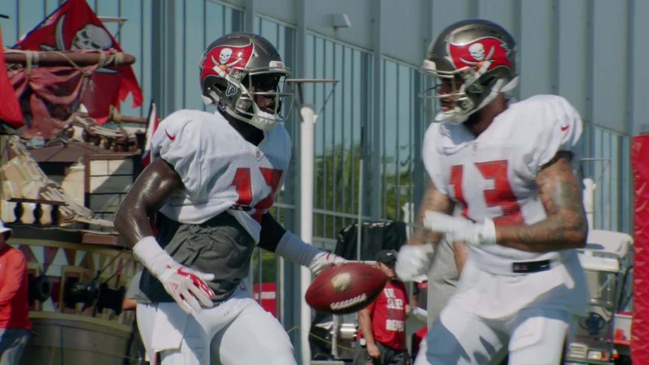 Fitzpatrick Back of the Endzone Touchdown to Godwin | Training Camp ...