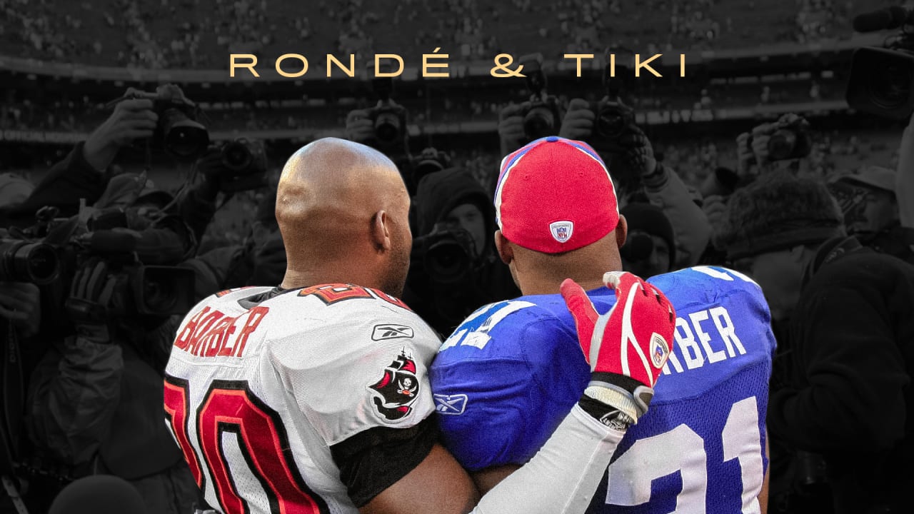 Ronde and Tiki Barber through the years