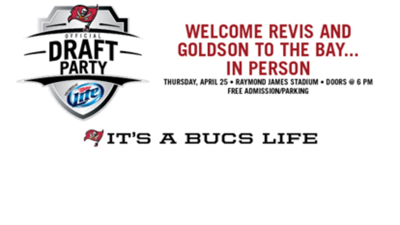 Bucs announce plans for their NFL draft party at Raymond James Stadium