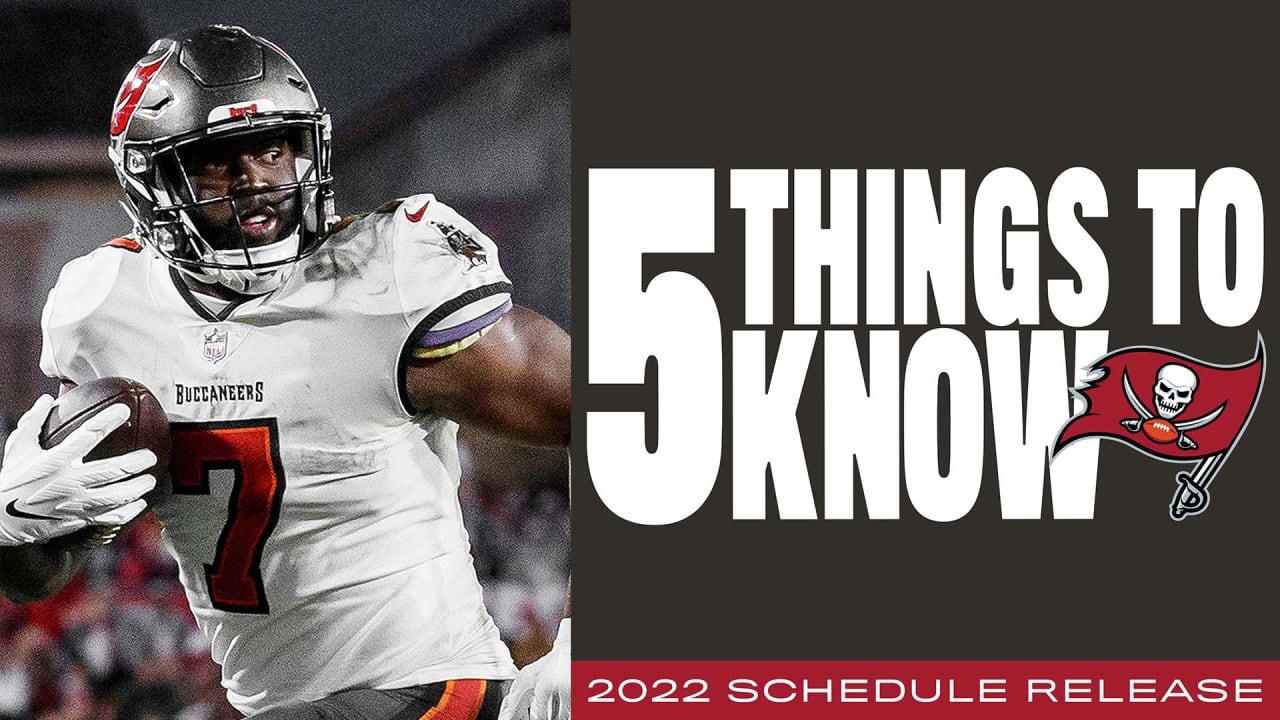 5 Things to Know About the Bucs 2022 Schedule