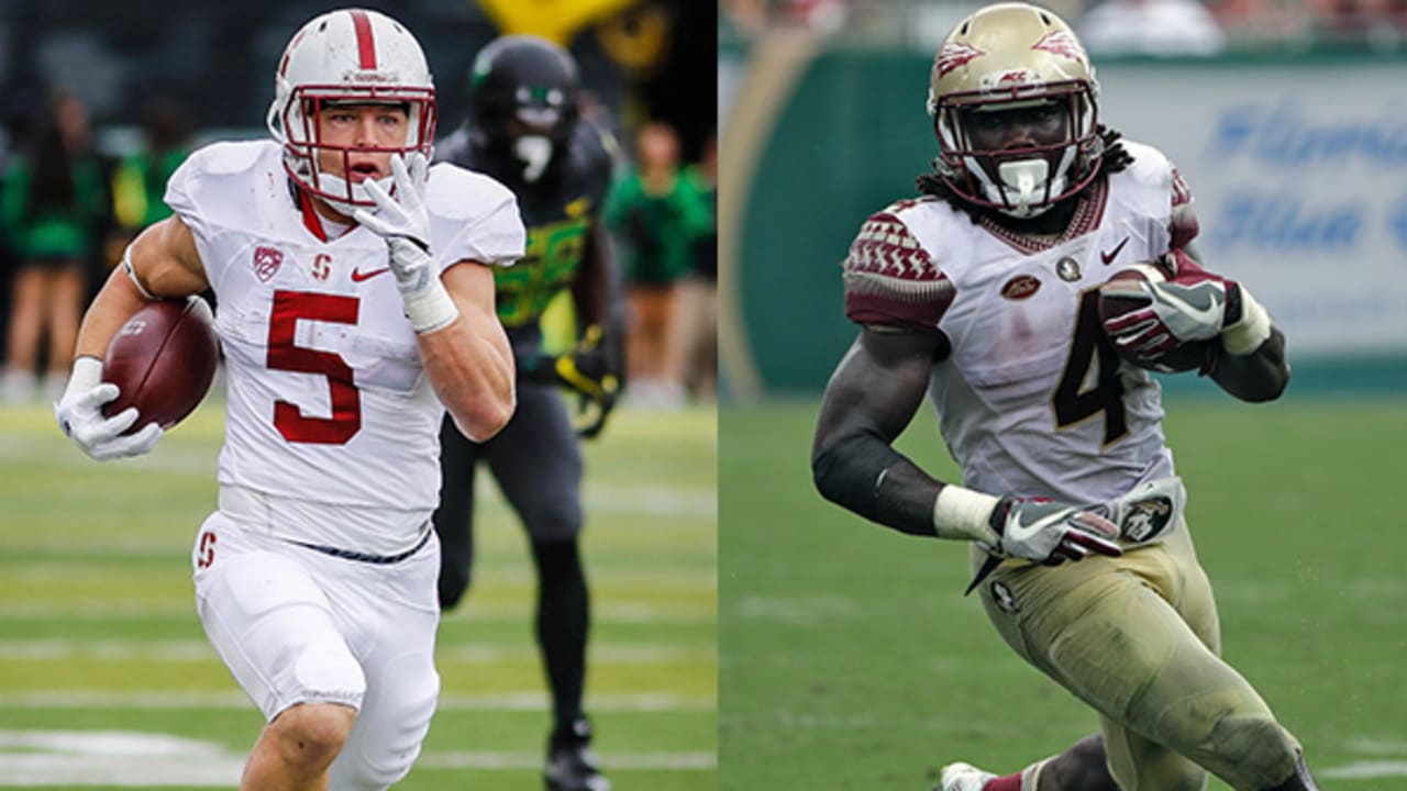 Dalvin Cook and Christian McCaffrey, standouts from the 2017 draft class,  await their first NFL meeting