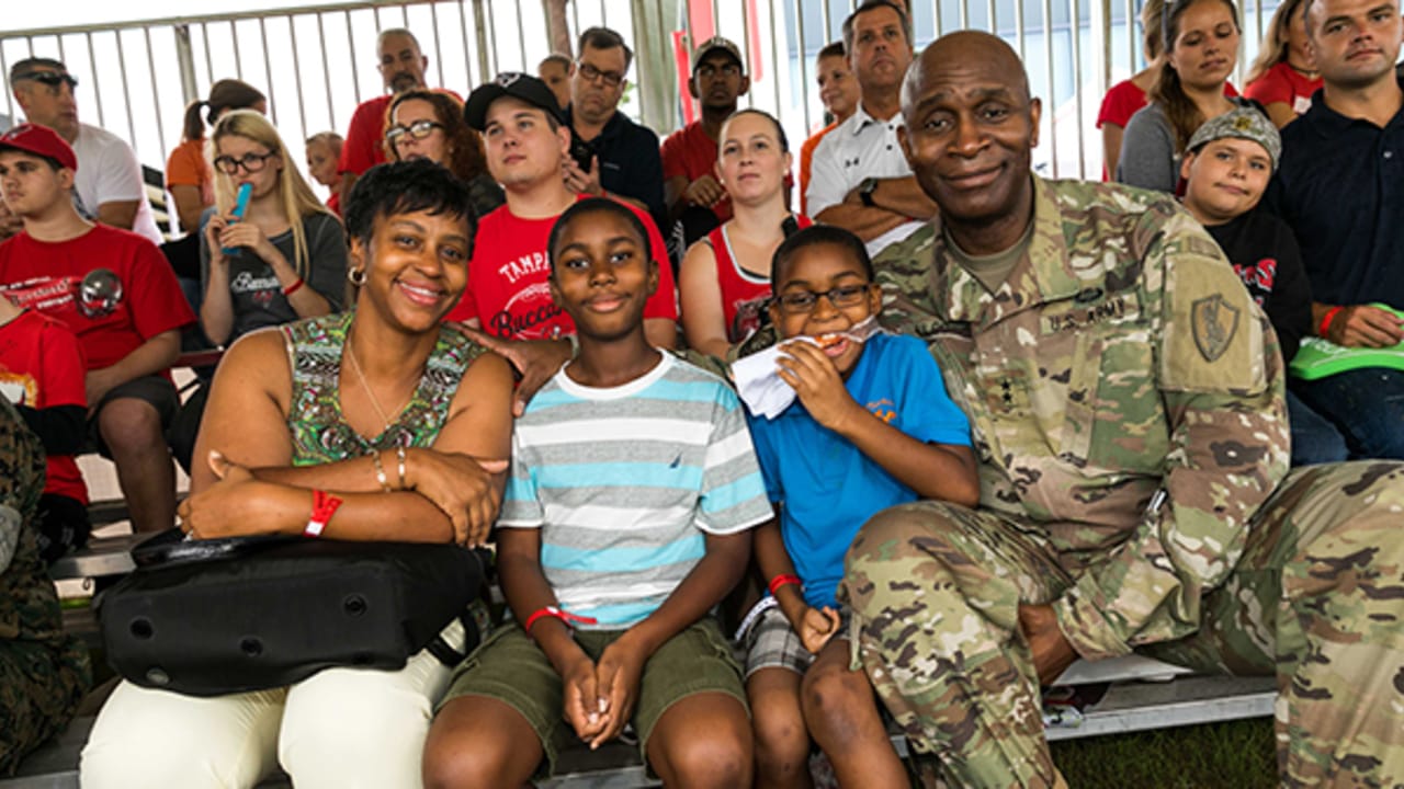 Tampa Bay Buccaneers Hold Military Appreciation Day, Article