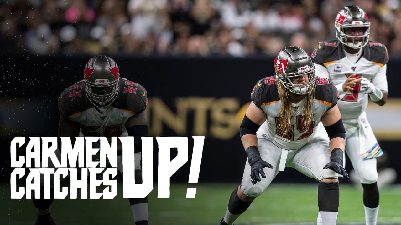 Buccaneers OL Alex Cappa broke arm in 2nd quarter Sunday, never