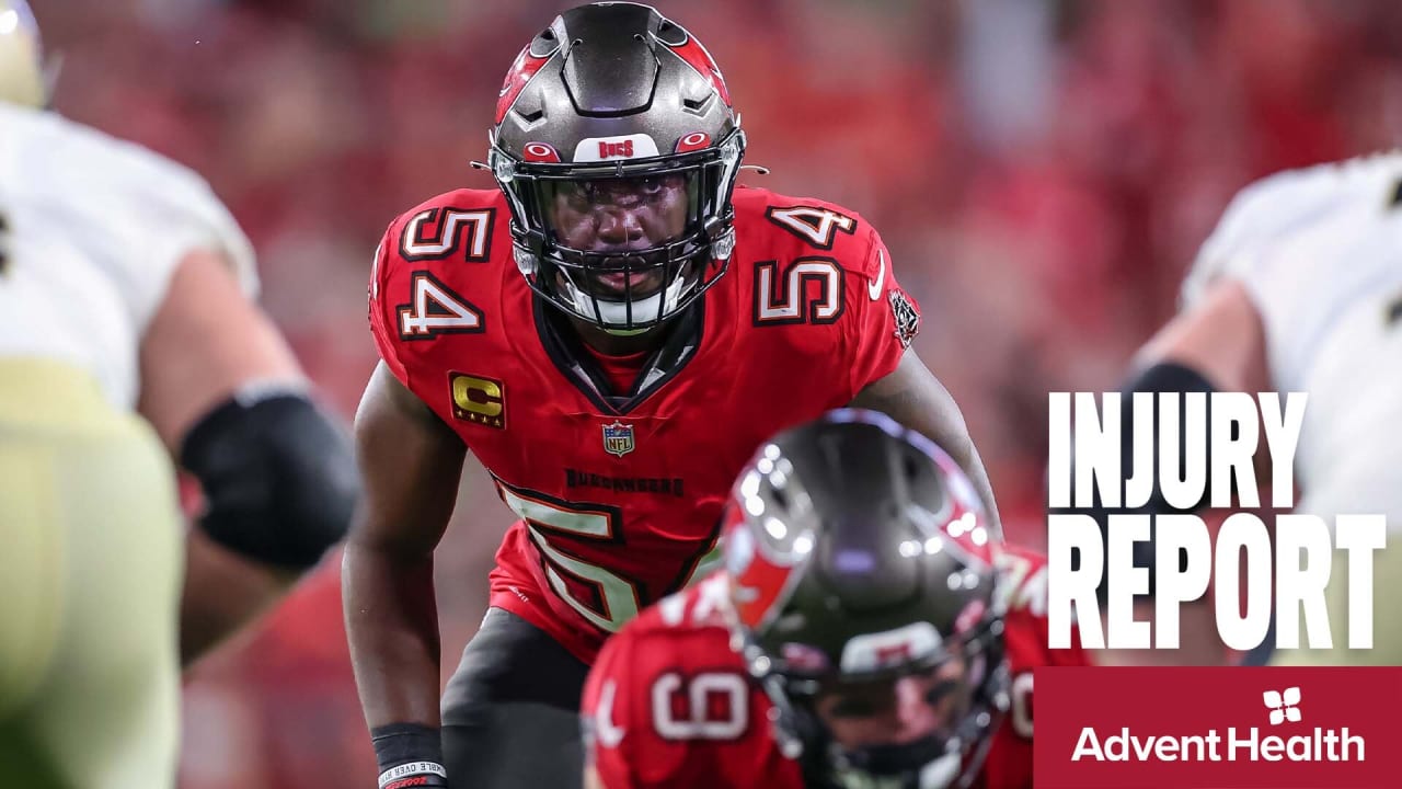 Buccaneers-Panthers Injury Report Dec. 22: Lavonte David, Mike Evans, Leonard Fournette, Antoine Winfield Jr. Sidelined - Vimarsana News