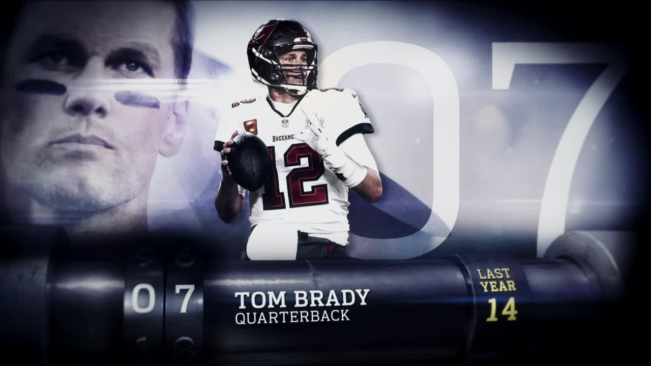 'Top 100 Players of 2021' Tom Brady No. 7