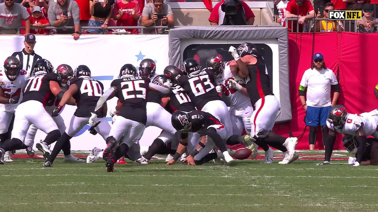 HIGHLIGHT Yaya Diaby Fumble Recovery vs. Falcons