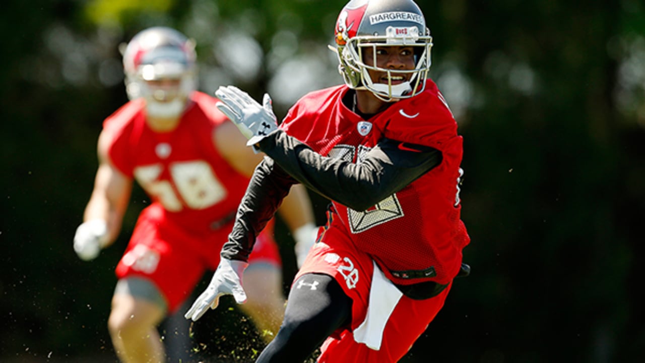 Tampa Bay Buccaneers cornerback Johnthan Banks (27) lines up