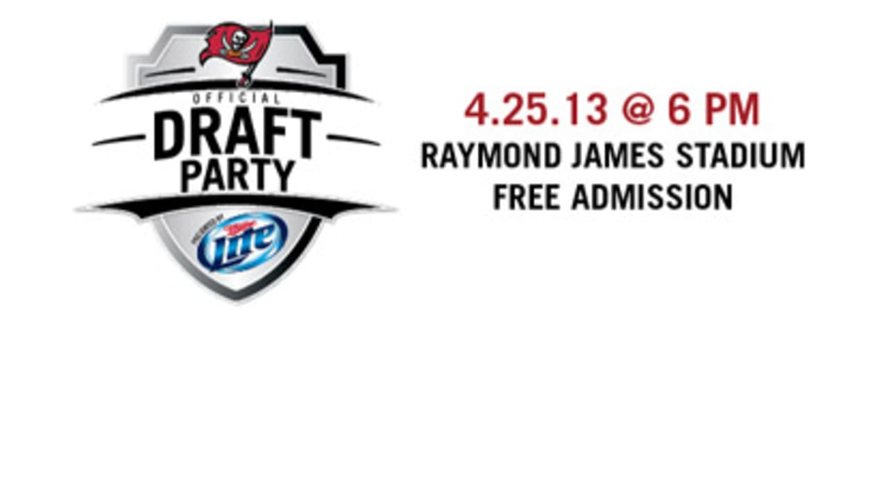 Tampa Bay Buccaneers Official Draft Party, Tampa FL - Apr 25, 2013 - 4:30 PM